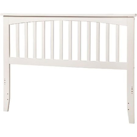 ATLANTIC FURNITURE Atlantic Furniture AR287842 Mission Queen Size Headboard; White AR287842